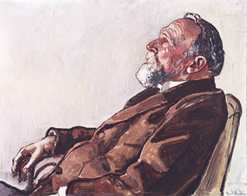 Carl Spitteler, gemalt 1915 von Ferdinand Hodler