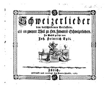 Cover Des Liederbuches Schweizer Lieder